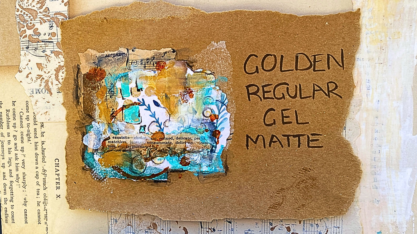 WHEN to CHOOSE MATTE MEDIUM Instead of Mod Podge in Mixed Media